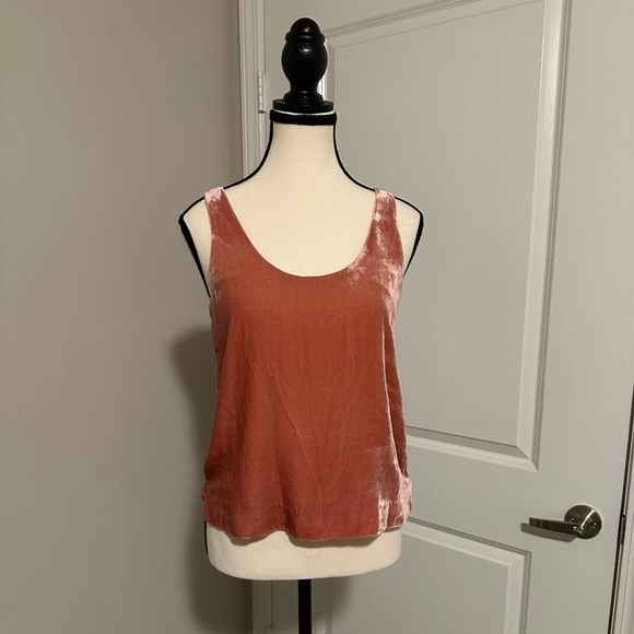 J. Crew Silk Blend‎ Velour Tank EUC Size XXS - Picture 1 of 6